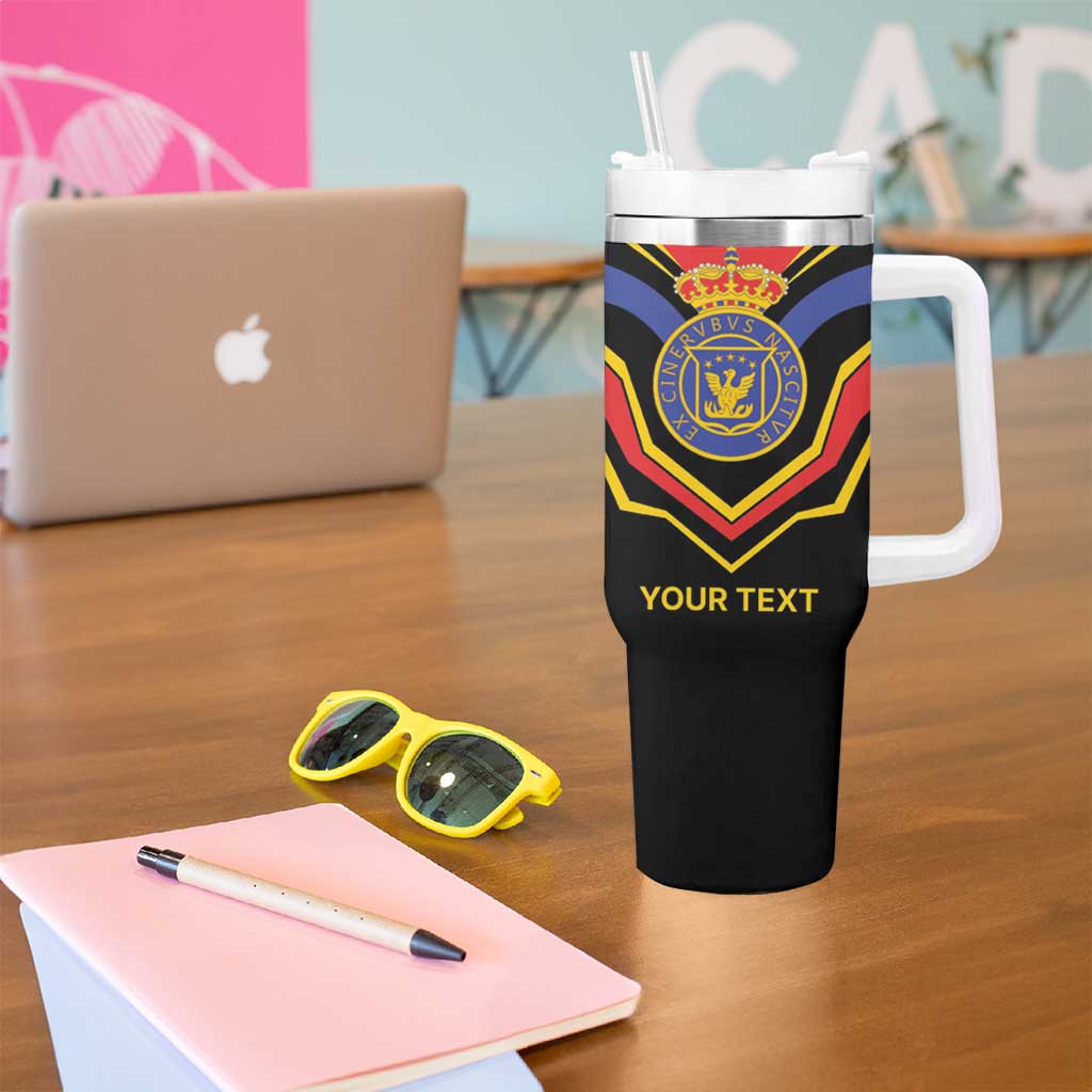 Haiti 1814-1820 Personalized Tumbler With Handle Haitian Flag of the Kingdom