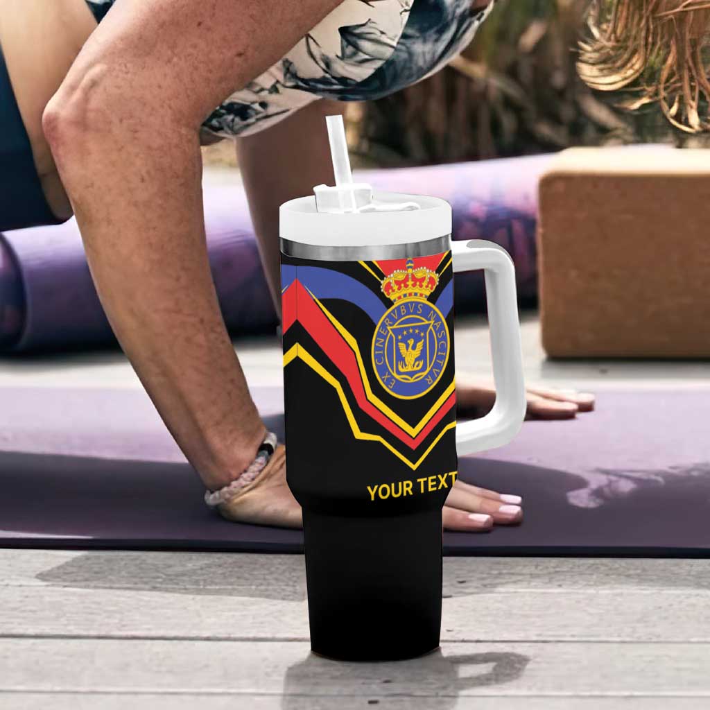 Haiti 1814-1820 Personalized Tumbler With Handle Haitian Flag of the Kingdom