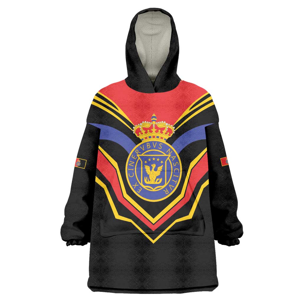 Haiti 1814-1820 Personalized Wearable Blanket Hoodie Haitian Flag of the Kingdom