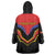Haiti 1814-1820 Personalized Wearable Blanket Hoodie Haitian Flag of the Kingdom