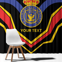 Haiti 1814-1820 Personalized Window Curtain Haitian Flag of the Kingdom