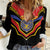 Haiti 1814-1820 Personalized Women Casual Shirt Haitian Flag of the Kingdom