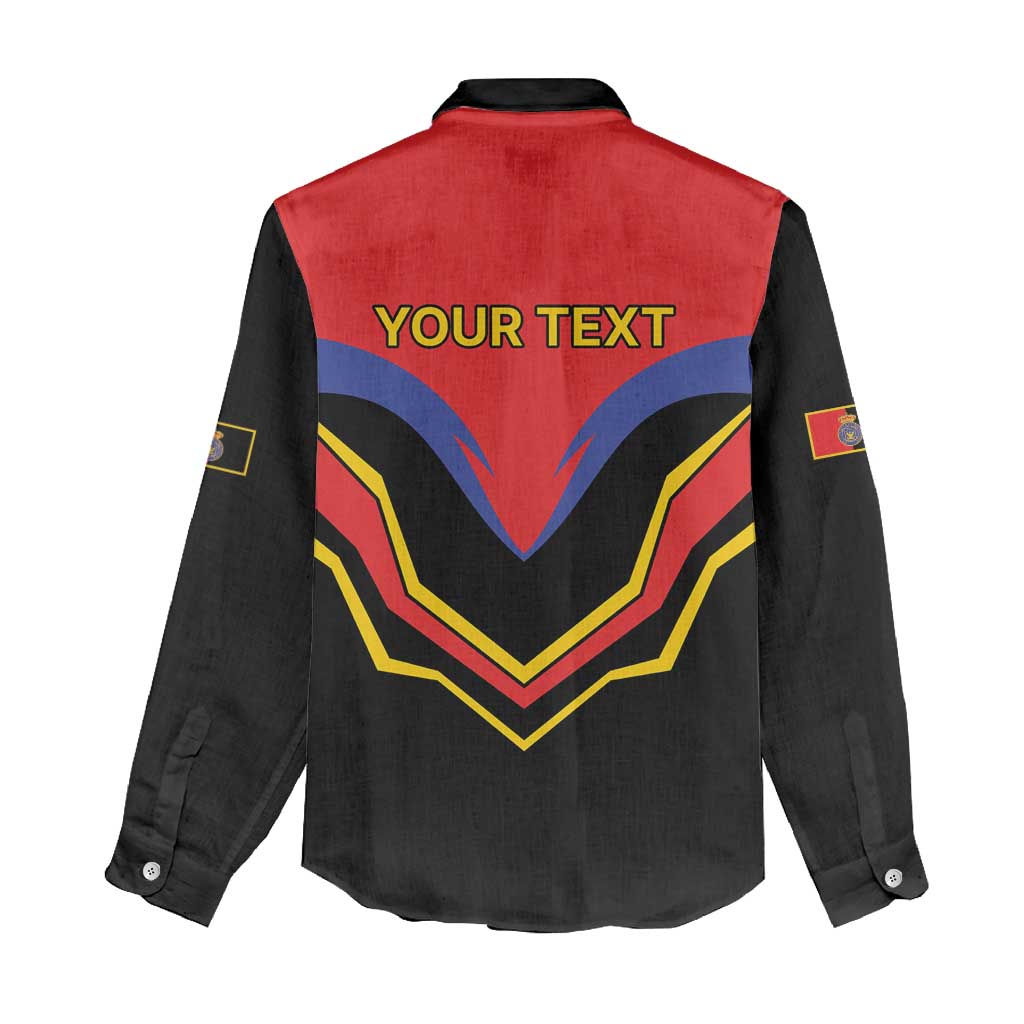 Haiti 1814-1820 Personalized Women Casual Shirt Haitian Flag of the Kingdom