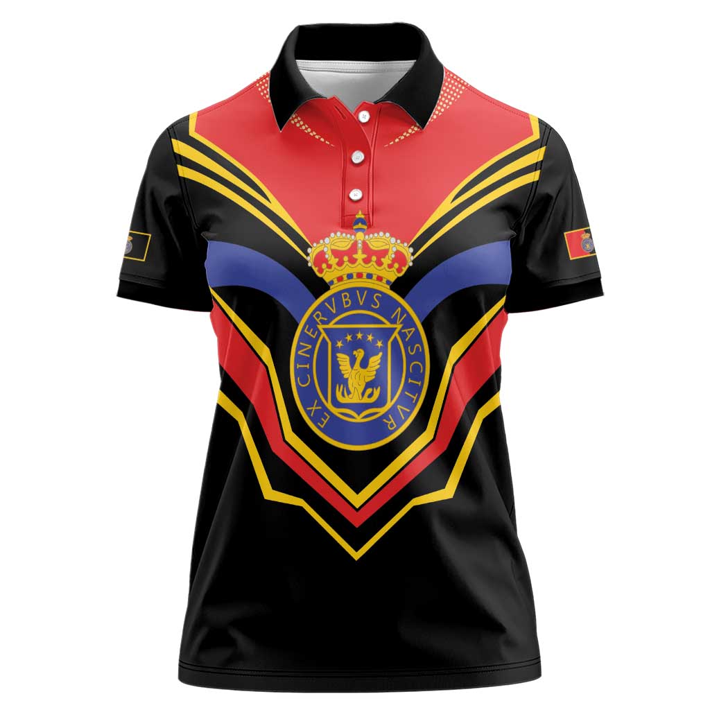 Haiti 1814-1820 Personalized Women Polo Shirt Haitian Flag of the Kingdom