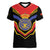 Haiti 1814-1820 Personalized Women V-Neck T-Shirt Haitian Flag of the Kingdom
