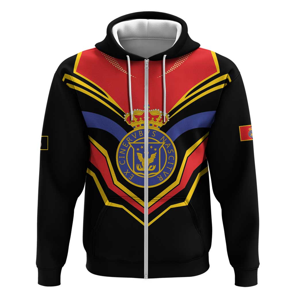 Haiti 1814-1820 Personalized Zip Hoodie Haitian Flag of the Kingdom