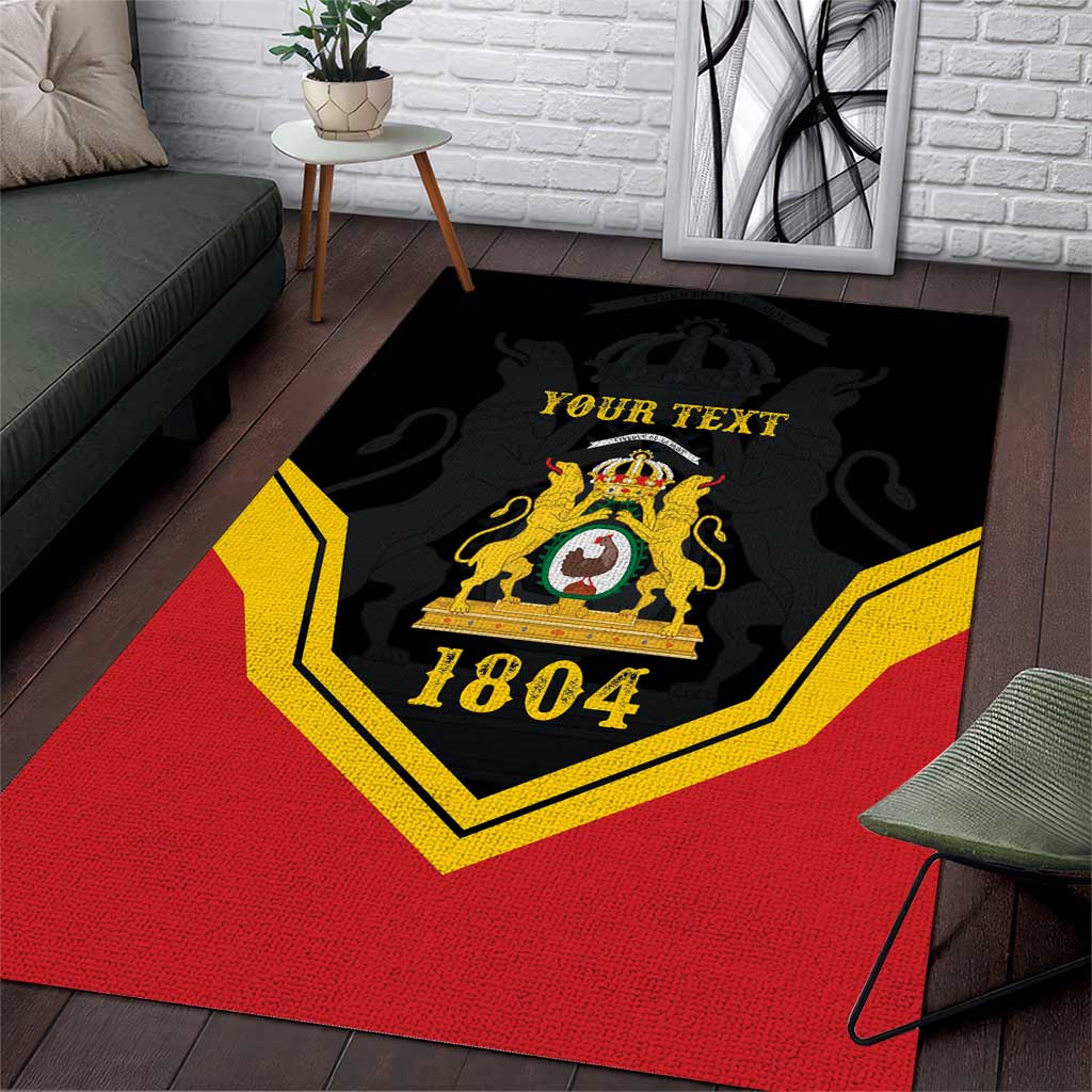 Haiti First Empire 1804-1806 Personalized Area Rug Haiti Liberte ou la Mort!