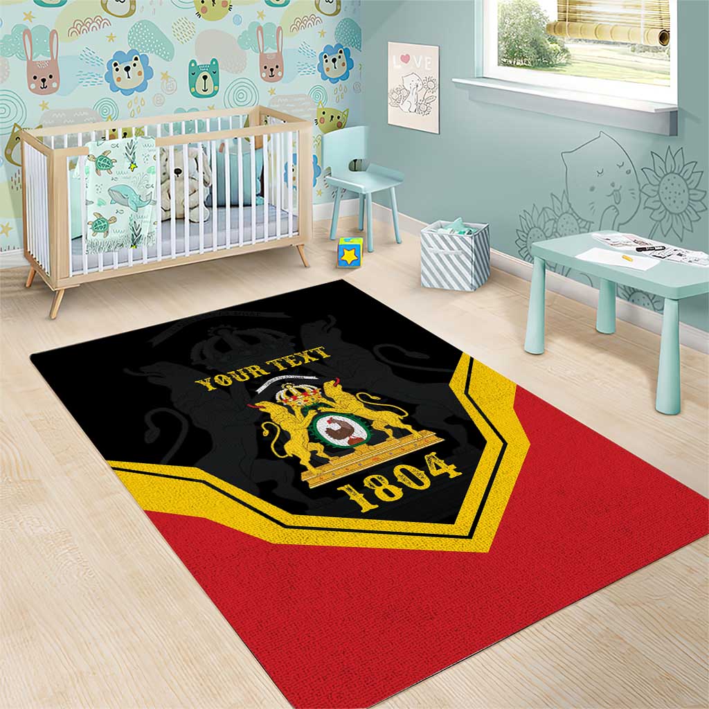 Haiti First Empire 1804-1806 Personalized Area Rug Haiti Liberte ou la Mort!