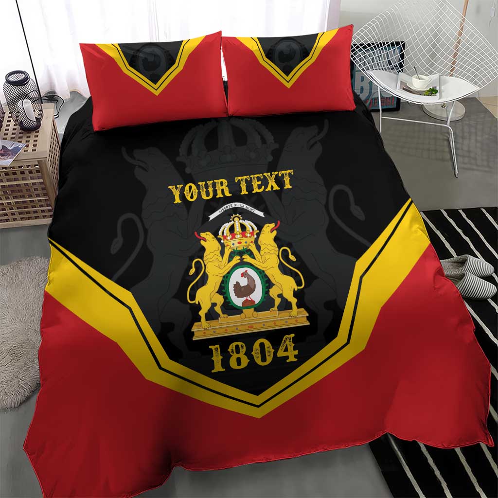 Haiti First Empire 1804-1806 Personalized Bedding Set Haiti Liberte ou la Mort!