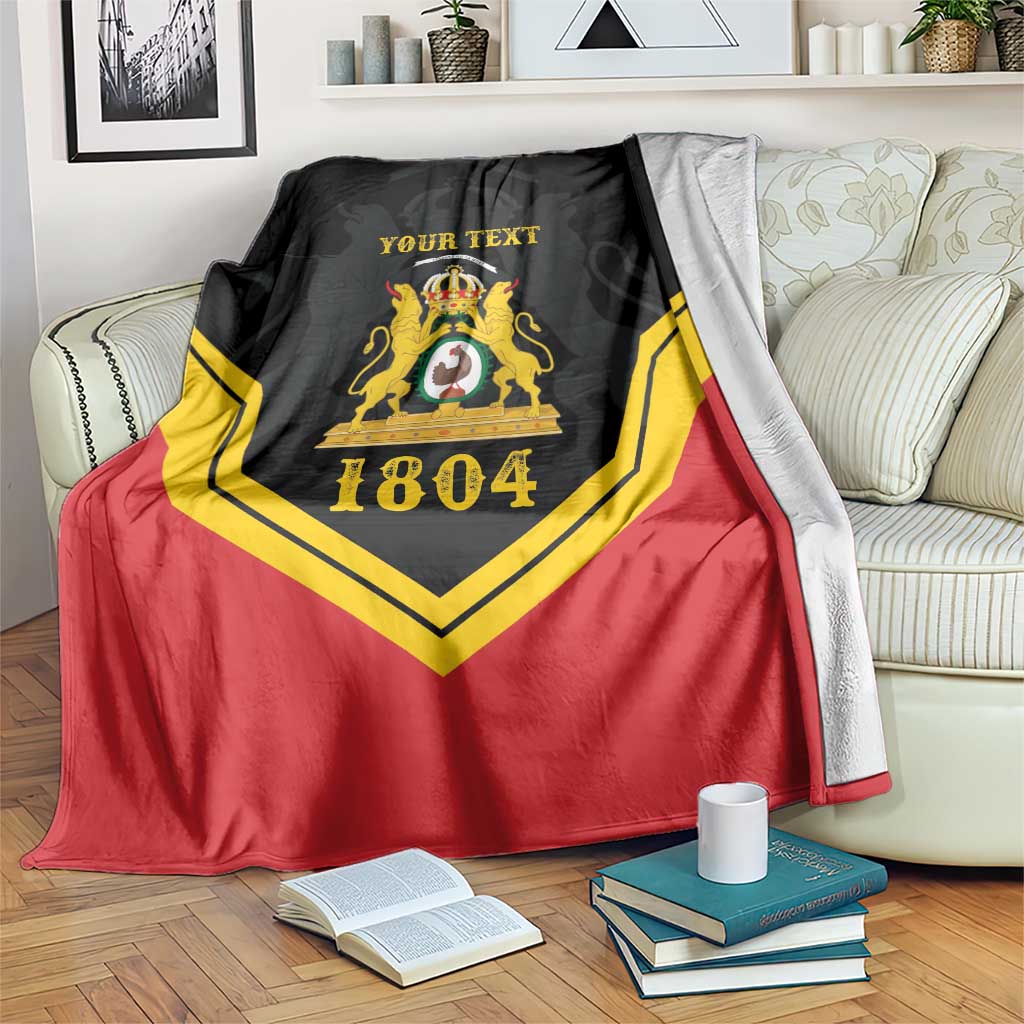 Haiti First Empire 1804-1806 Personalized Blanket Haiti Liberte ou la Mort!