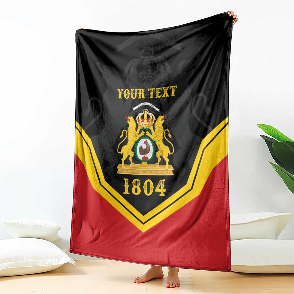 Haiti First Empire 1804-1806 Personalized Blanket Haiti Liberte ou la Mort!