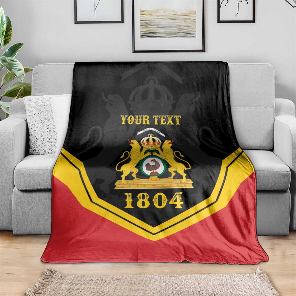 Haiti First Empire 1804-1806 Personalized Blanket Haiti Liberte ou la Mort!