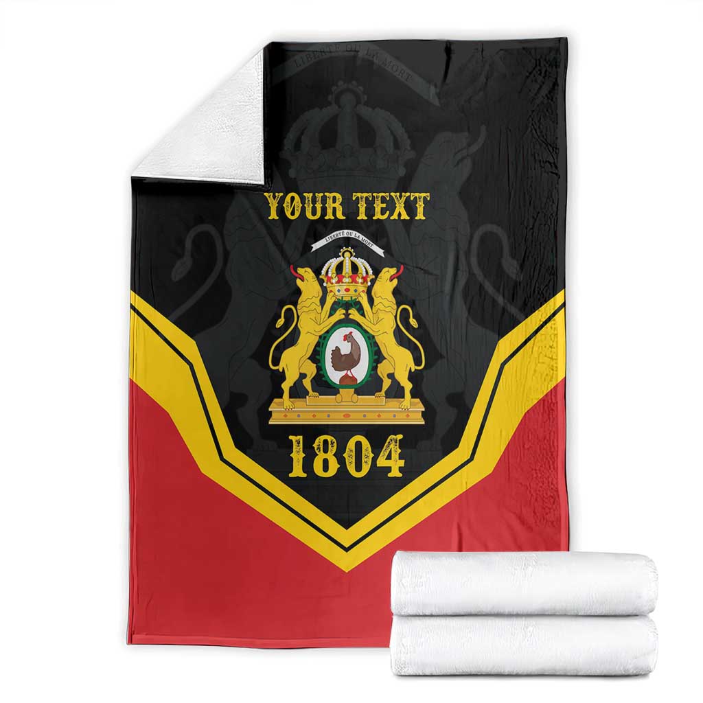 Haiti First Empire 1804-1806 Personalized Blanket Haiti Liberte ou la Mort!