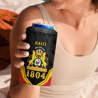 Haiti First Empire 1804-1806 Personalized 4 in 1 Can Cooler Tumbler Haiti Liberte ou la Mort!