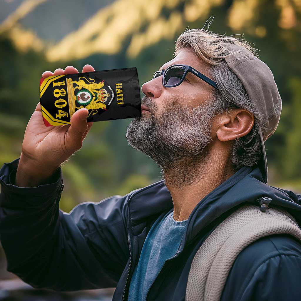 Haiti First Empire 1804-1806 Personalized 4 in 1 Can Cooler Tumbler Haiti Liberte ou la Mort!