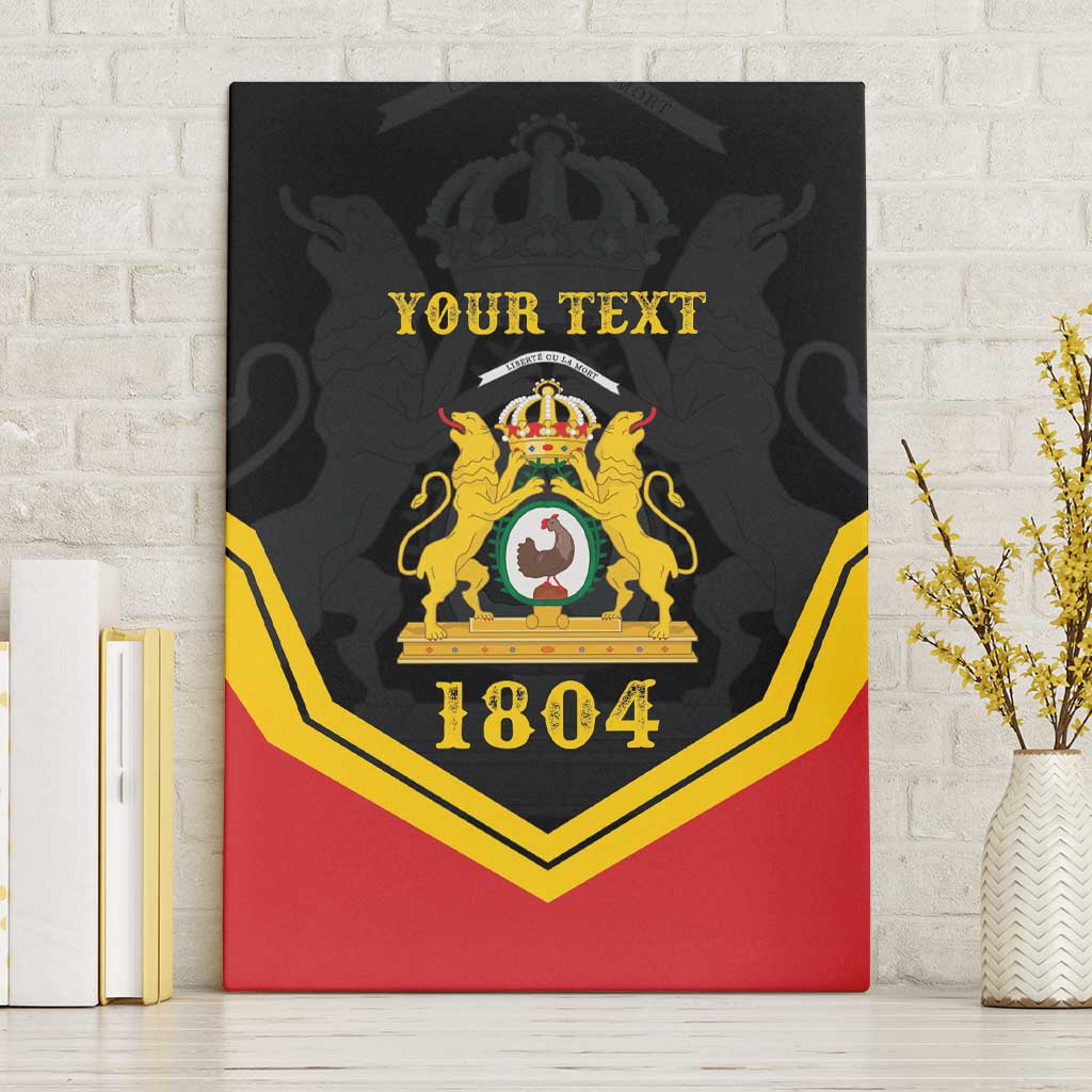 Haiti First Empire 1804-1806 Personalized Canvas Wall Art Haiti Liberte ou la Mort!