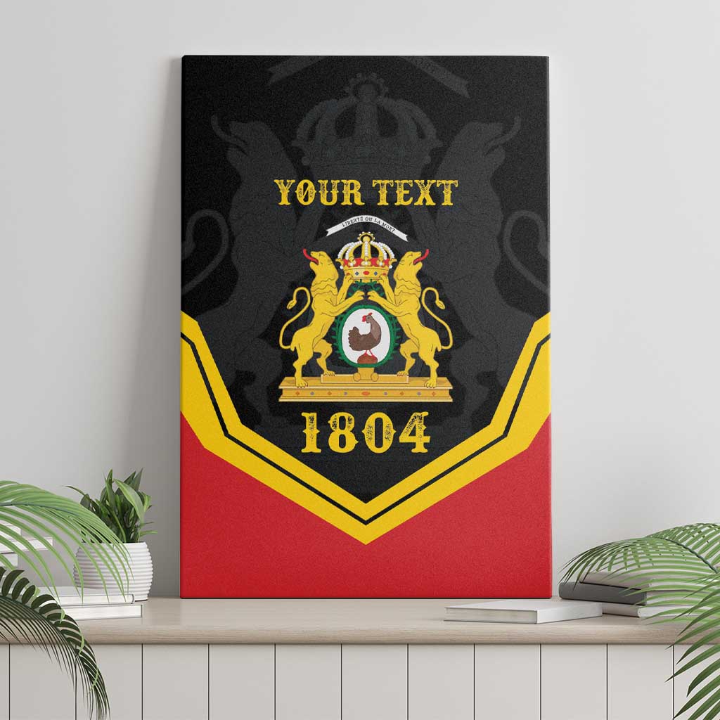 Haiti First Empire 1804-1806 Personalized Canvas Wall Art Haiti Liberte ou la Mort!