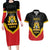 Haiti First Empire 1804-1806 Personalized Couples Matching Long Sleeve Bodycon Dress and Hawaiian Shirt Haiti Liberte ou la Mort!