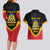 Haiti First Empire 1804-1806 Personalized Couples Matching Long Sleeve Bodycon Dress and Hawaiian Shirt Haiti Liberte ou la Mort!