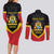 Haiti First Empire 1804-1806 Personalized Couples Matching Long Sleeve Bodycon Dress and Long Sleeve Button Shirt Haiti Liberte ou la Mort!