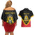 Haiti First Empire 1804-1806 Personalized Couples Matching Off Shoulder Short Dress and Hawaiian Shirt Haiti Liberte ou la Mort!