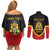 Haiti First Empire 1804-1806 Personalized Couples Matching Off Shoulder Short Dress and Long Sleeve Button Shirt Haiti Liberte ou la Mort!