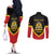 Haiti First Empire 1804-1806 Personalized Couples Matching Off The Shoulder Long Sleeve Dress and Long Sleeve Button Shirt Haiti Liberte ou la Mort!