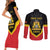 Haiti First Empire 1804-1806 Personalized Couples Matching Short Sleeve Bodycon Dress and Long Sleeve Button Shirt Haiti Liberte ou la Mort!