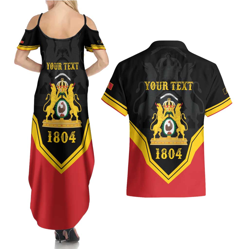 Haiti First Empire 1804-1806 Personalized Couples Matching Summer Maxi Dress and Hawaiian Shirt Haiti Liberte ou la Mort!