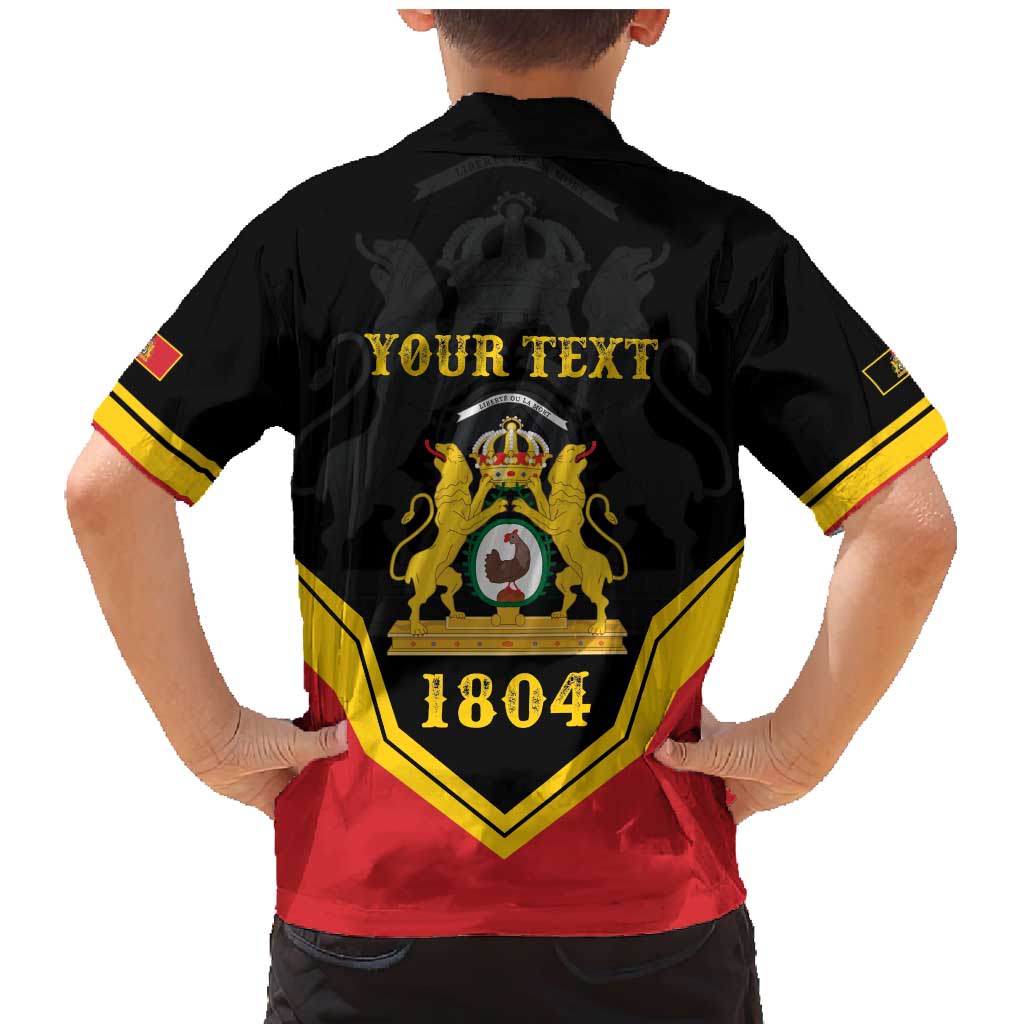 Haiti First Empire 1804-1806 Personalized Family Matching Mermaid Dress and Hawaiian Shirt Haiti Liberte ou la Mort!