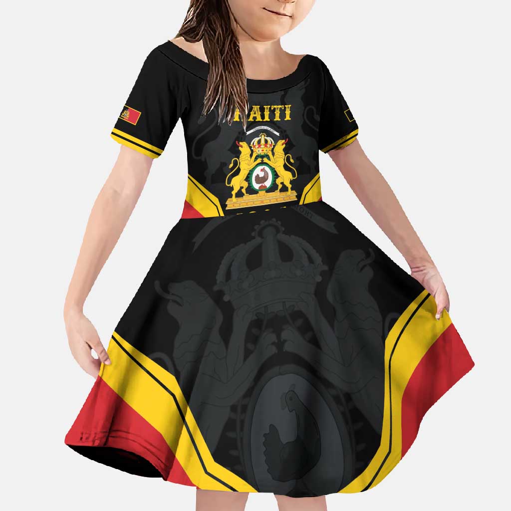 Haiti First Empire 1804-1806 Personalized Family Matching Mermaid Dress and Hawaiian Shirt Haiti Liberte ou la Mort!