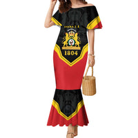 Haiti First Empire 1804-1806 Personalized Family Matching Mermaid Dress and Hawaiian Shirt Haiti Liberte ou la Mort!