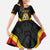 Haiti First Empire 1804-1806 Personalized Family Matching Off The Shoulder Long Sleeve Dress and Hawaiian Shirt Haiti Liberte ou la Mort!