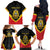 Haiti First Empire 1804-1806 Personalized Family Matching Off The Shoulder Long Sleeve Dress and Hawaiian Shirt Haiti Liberte ou la Mort!