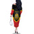Haiti First Empire 1804-1806 Personalized Family Matching Off The Shoulder Long Sleeve Dress and Hawaiian Shirt Haiti Liberte ou la Mort!