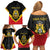 Haiti First Empire 1804-1806 Personalized Family Matching Off Shoulder Short Dress and Hawaiian Shirt Haiti Liberte ou la Mort!
