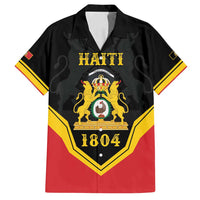 Haiti First Empire 1804-1806 Personalized Family Matching Off Shoulder Short Dress and Hawaiian Shirt Haiti Liberte ou la Mort!