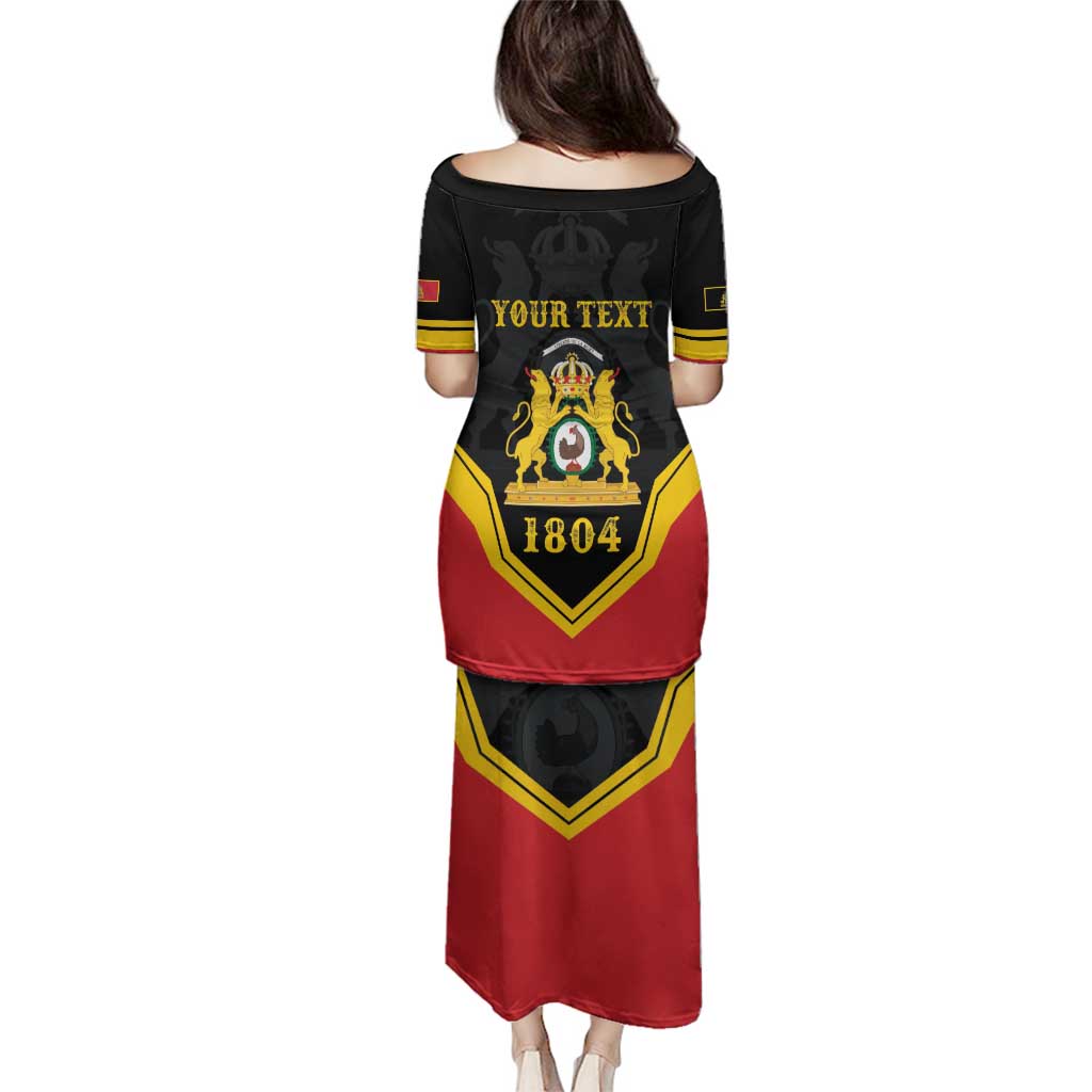 Haiti First Empire 1804-1806 Personalized Family Matching Puletasi and Hawaiian Shirt Haiti Liberte ou la Mort!