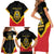 Haiti First Empire 1804-1806 Personalized Family Matching Short Sleeve Bodycon Dress and Hawaiian Shirt Haiti Liberte ou la Mort!