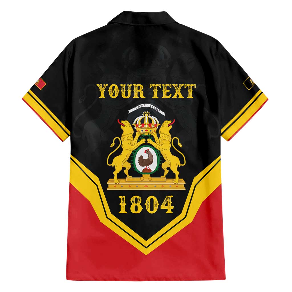 Haiti First Empire 1804-1806 Personalized Family Matching Short Sleeve Bodycon Dress and Hawaiian Shirt Haiti Liberte ou la Mort!