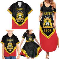 Haiti First Empire 1804-1806 Personalized Family Matching Summer Maxi Dress and Hawaiian Shirt Haiti Liberte ou la Mort!