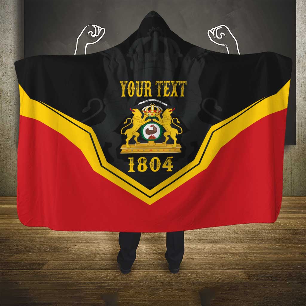 Haiti First Empire 1804-1806 Personalized Hooded Blanket Haiti Liberte ou la Mort!