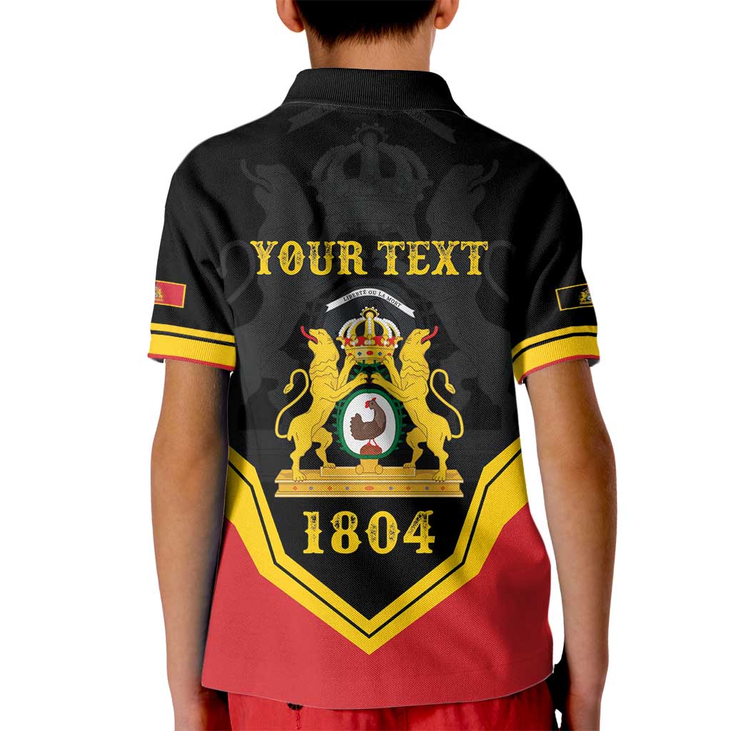 Haiti First Empire 1804-1806 Personalized Kid Polo Shirt Haiti Liberte ou la Mort!