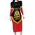 Haiti First Empire 1804-1806 Personalized Long Sleeve Bodycon Dress Haiti Liberte ou la Mort!