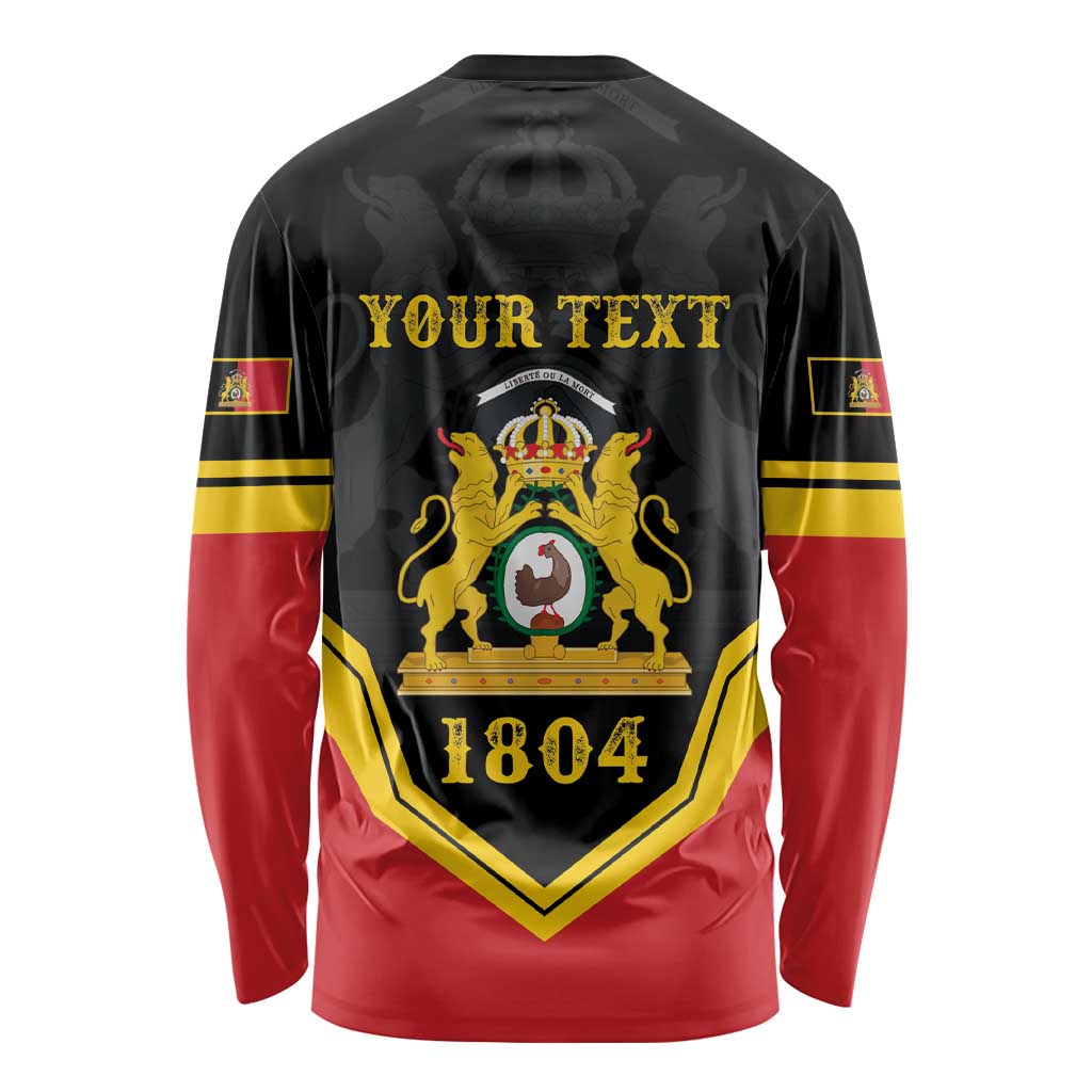 Haiti First Empire 1804-1806 Personalized Long Sleeve Shirt Haiti Liberte ou la Mort!