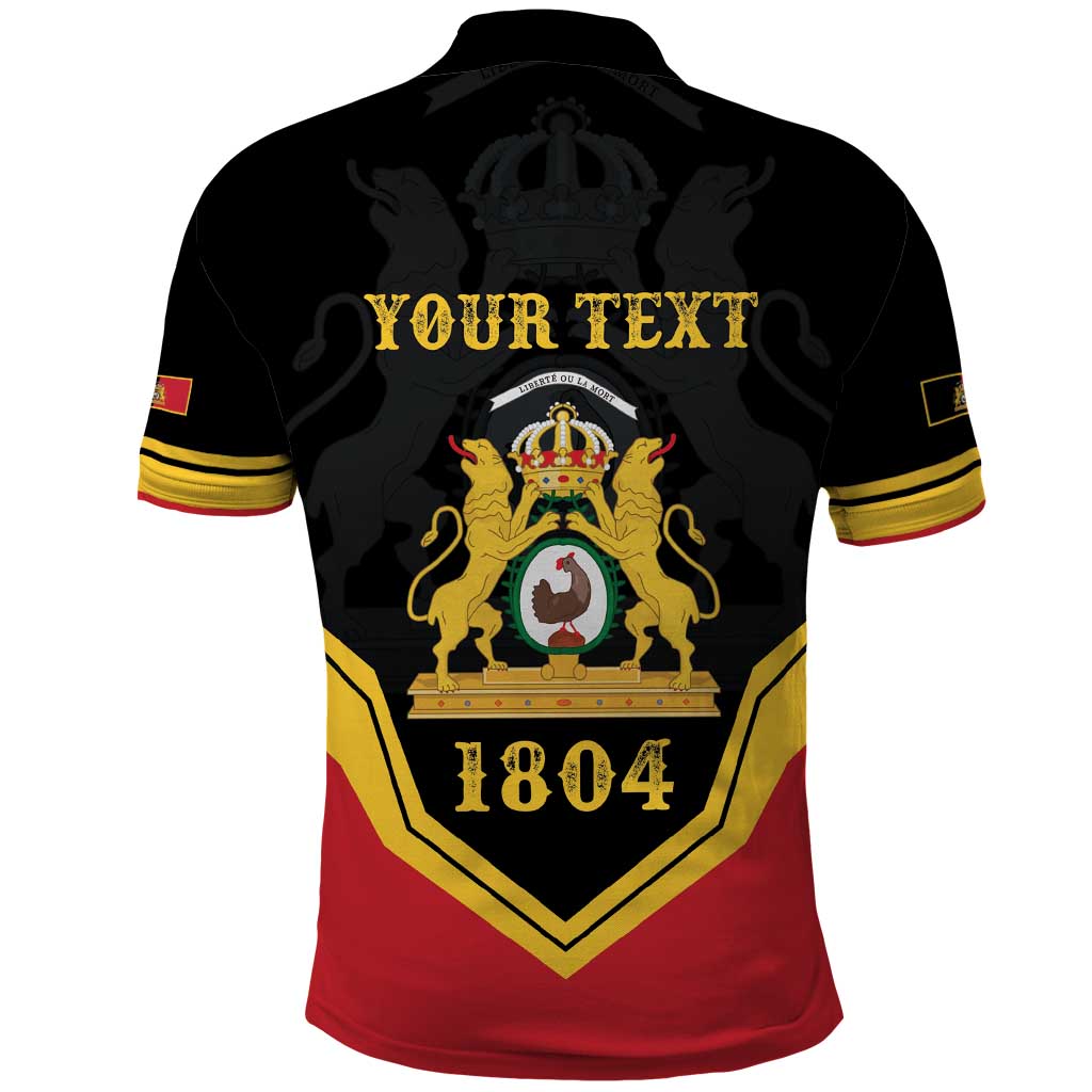 Haiti First Empire 1804-1806 Personalized Polo Shirt Haiti Liberte ou la Mort!