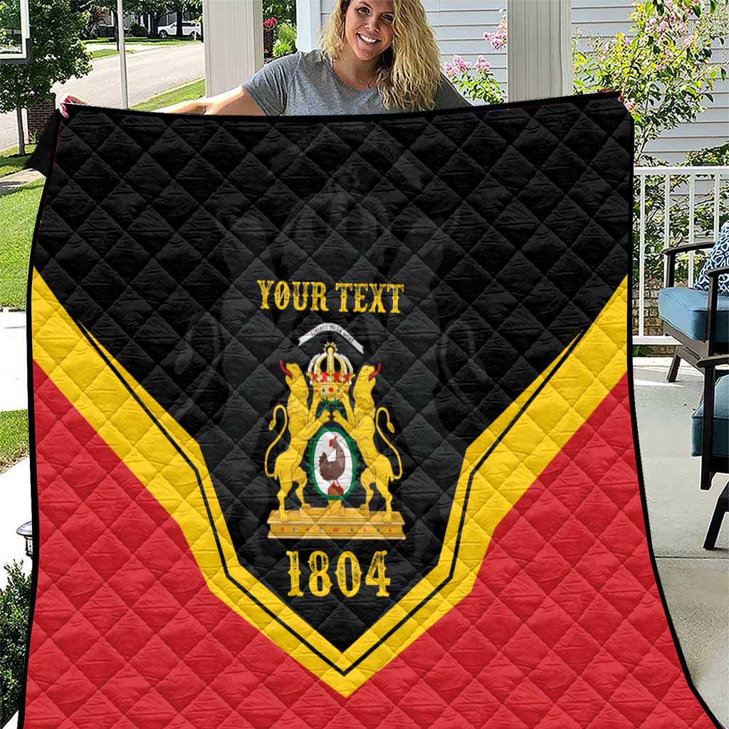 Haiti First Empire 1804-1806 Personalized Quilt Haiti Liberte ou la Mort!