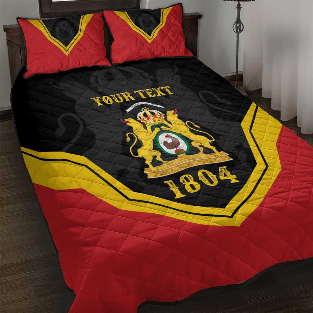 Haiti First Empire 1804-1806 Personalized Quilt Bed Set Haiti Liberte ou la Mort!