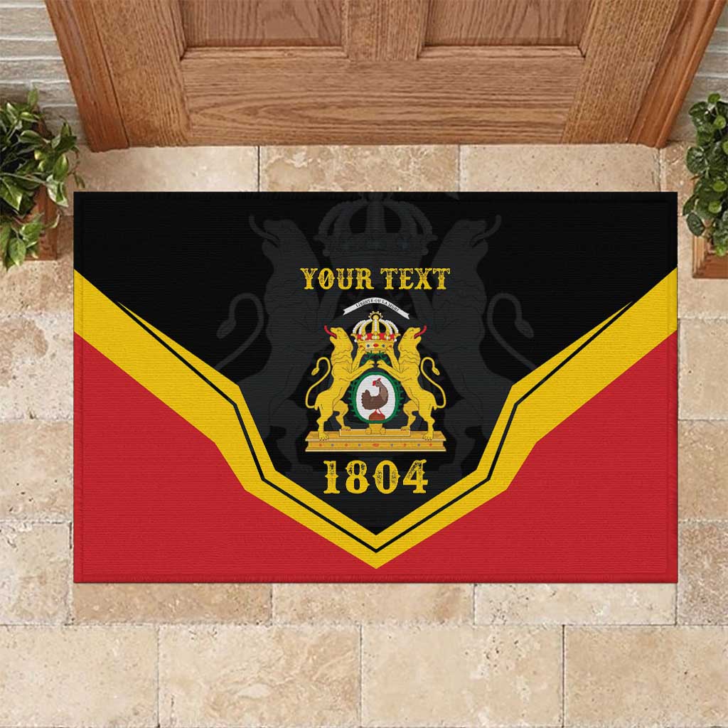 Haiti First Empire 1804-1806 Personalized Rubber Doormat Haiti Liberte ou la Mort!