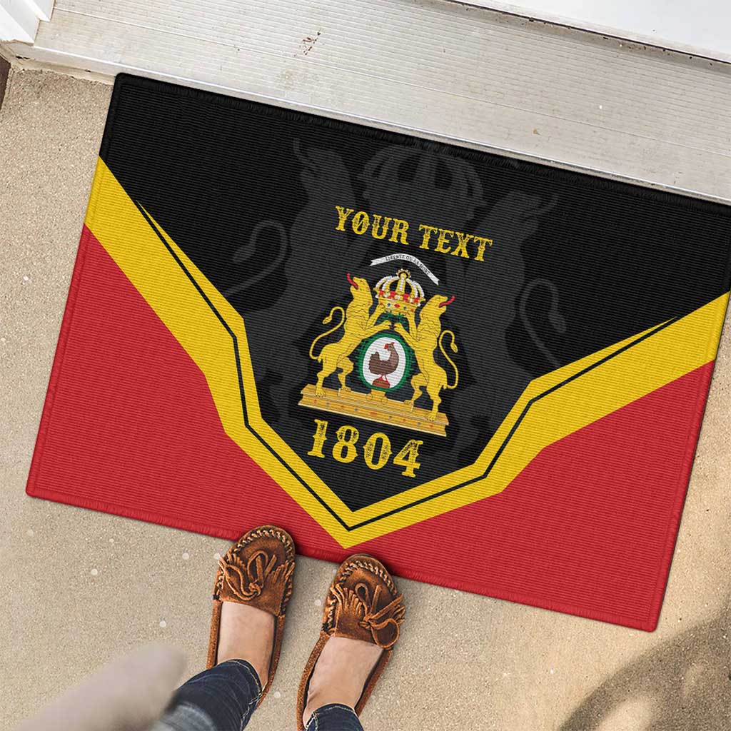 Haiti First Empire 1804-1806 Personalized Rubber Doormat Haiti Liberte ou la Mort!